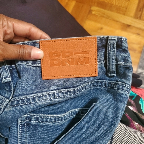 Princess Polly Wide Leg High Waisted Baggy Jeans Relaxed Fit Mid Wash Blue SZ 2 - Picture 6 of 12